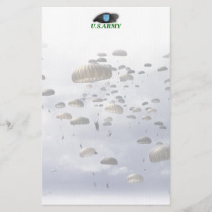 Army beret flash units Stationery