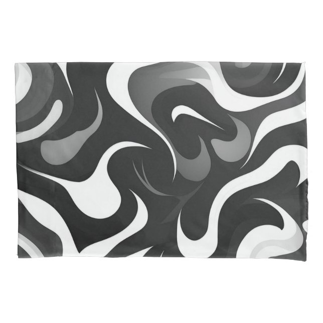 Army Black&White Pillowcase  (Front)