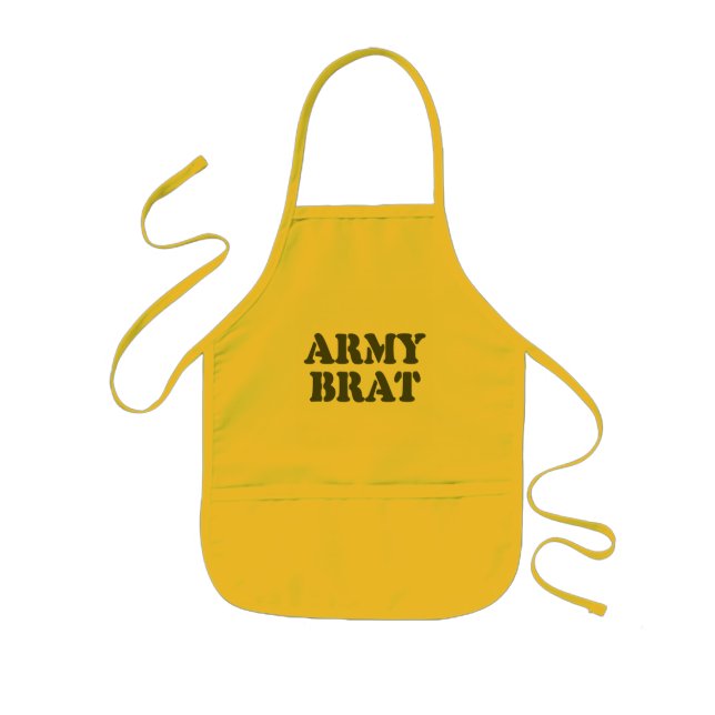 ARMY BRAT KIDS APRON (Front)