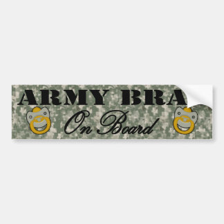 Army Brat On Board (Window Sticker) Bumper Sticker