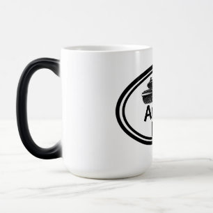 Army Brat print novelty with tank illustration Magic Mug