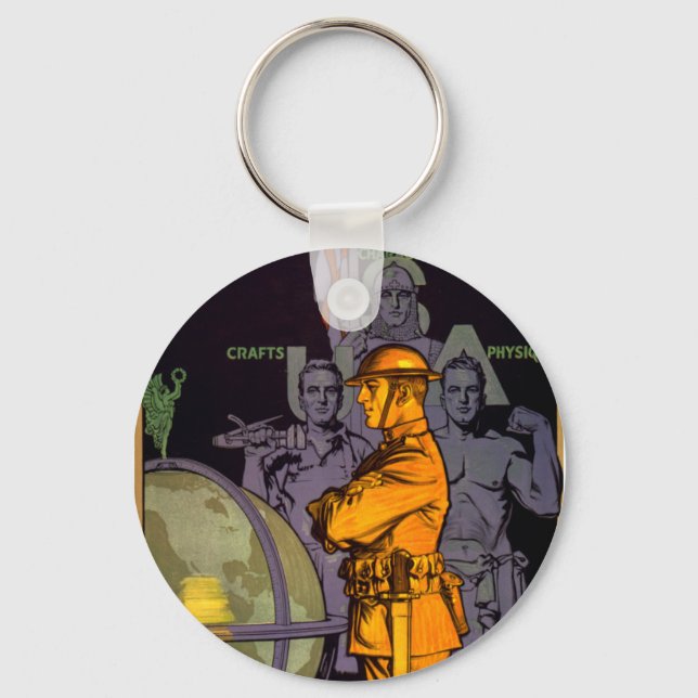 Army Builds MEN Keychain (Front)