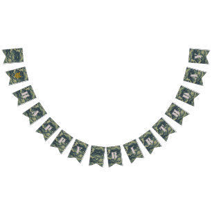 Army bunting flag, boy birthday flags