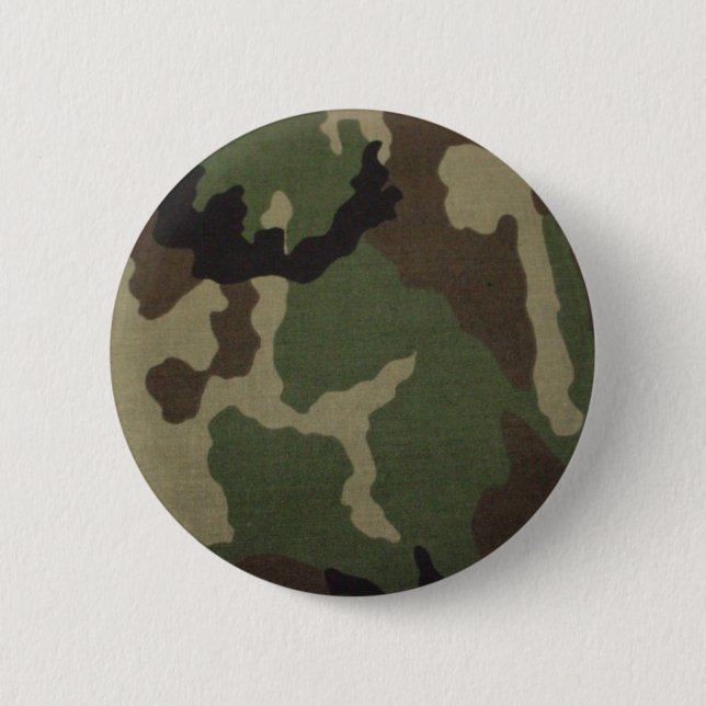 Army Camo 2 Inch Round Button (Front)