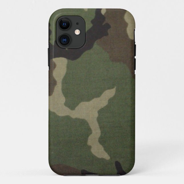 Army Camo Case-Mate iPhone Case (Back)