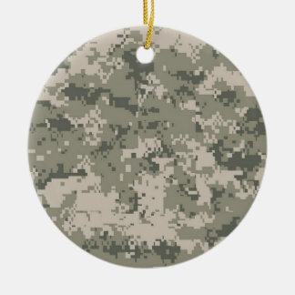 Army Camo Ceramic Ornament