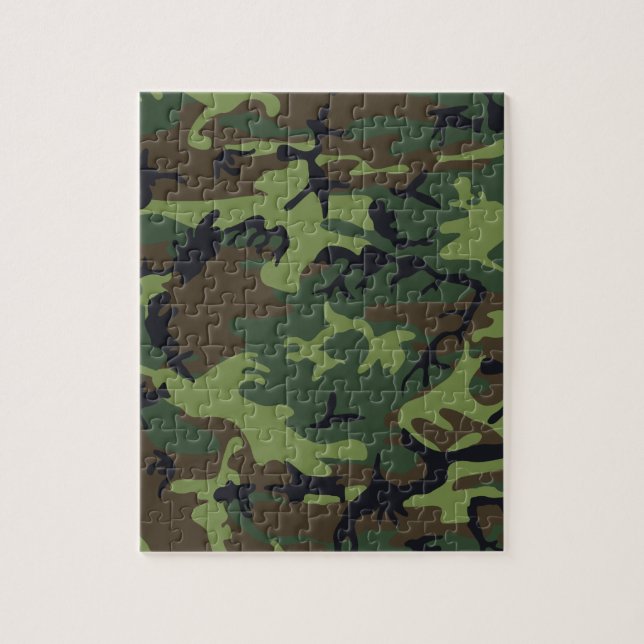Army Camo Jigsaw Puzzle (Vertical)