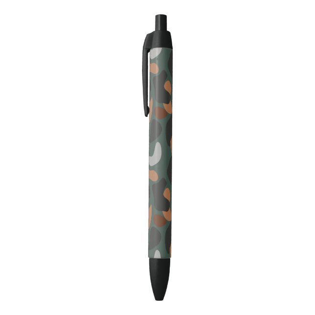 Army Camouflage    Black Ink Pen (Top (Vertical))