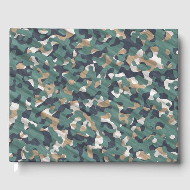 Army Camouflage Guest Book (Front)