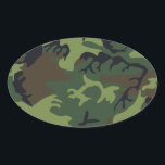 Army camouflage oval sticker<br><div class="desc">Army camouflage. Great gift for your sister,  brother,  mother,  friend,  any other relative,  loved person or yourself!</div>