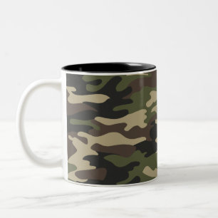 Army Camouflage Two-Tone Coffee Mug