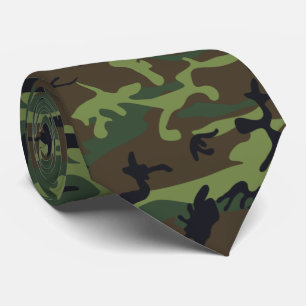 Army Camouflage Veteran Neckties Neck Tie