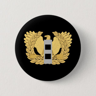Army - Chief Warrant Officer - W02 - Flat - Eagle 2 Inch Round Button