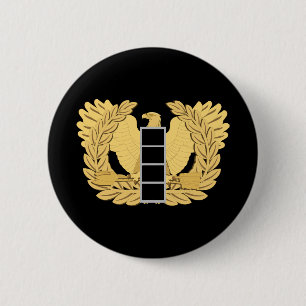 Army - Chief Warrant Officer - W04 - Flat - Eagle 2 Inch Round Button