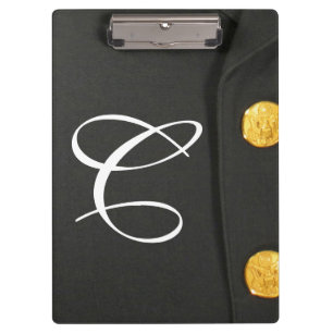 ARMY Class A Uniform Monogram Initial Clip Board
