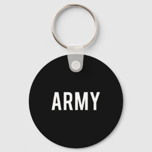 Army - Cool New Us American Vet Funny Gift Tee Keychain