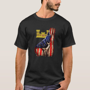 Army Corps Of Engineers "Essayons" Branch American T-Shirt