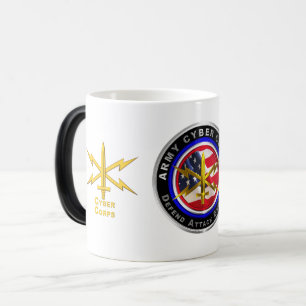 Army Cyber Corps Veteran Magic Mug