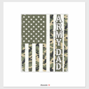 Army Dad Camo American Flag Vintage Shirt Design_1