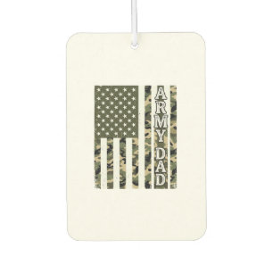 Army Dad Camo American Flag Vintage Shirt Design_1 Air Freshener