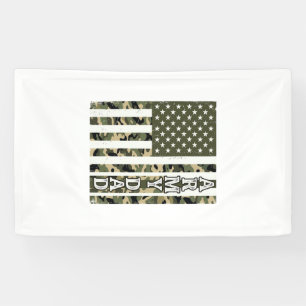 Army Dad Camo American Flag Vintage Shirt Design_1 Banner