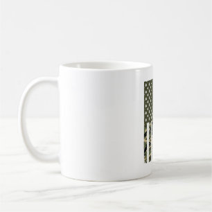 Army Dad Camo American Flag Vintage Shirt Design_1 Coffee Mug