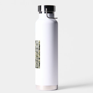 Army Dad Camo American Flag Vintage Shirt Design_1 Water Bottle