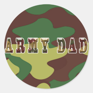 Army Dad Camouflage Sticker