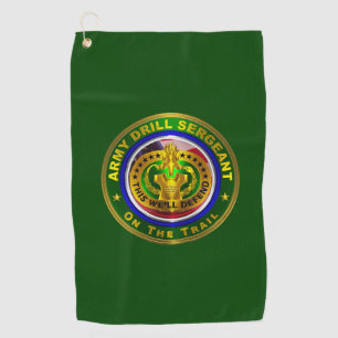 Army Drill Sergeant  Golf Towel