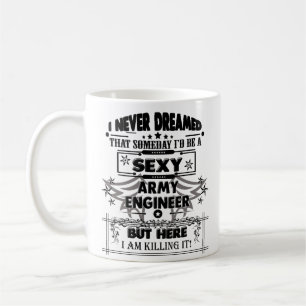 Army Engineer Mug Funny Gift Coffee Cup for Mom Da