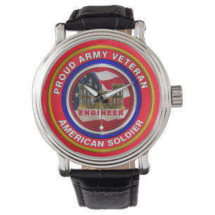 Army Engineer Veteran  Watch