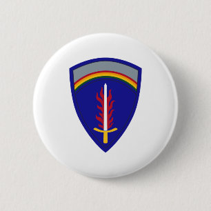 Army Europe USAREUR 2 Inch Round Button
