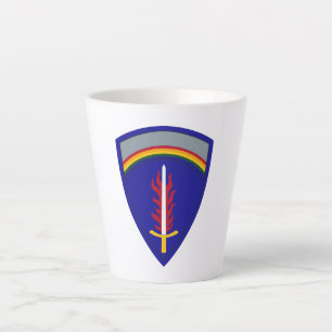 Army Europe USAREUR Insignia Latte Mug