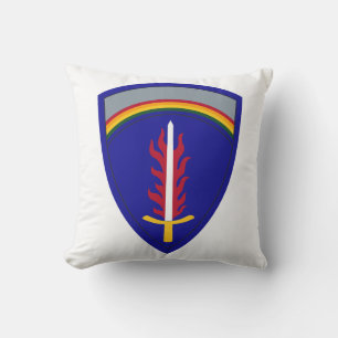 Army Europe USAREUR Insignia Throw Pillow