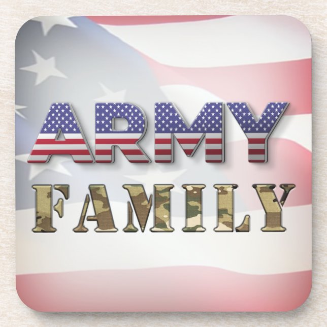 Army Family Coaster (Front)