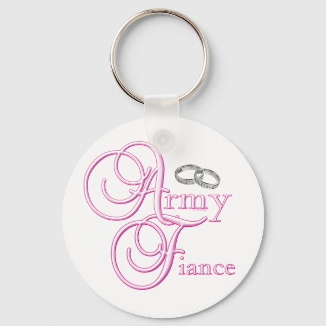 Army Fiance Keychain (Front)