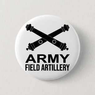 Army Field Artillery Branch Us Usa 1  2 Inch Round Button