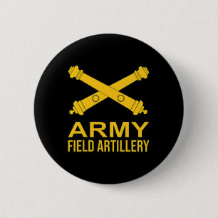 Army Field Artillery Branch Us Usa 2 Inch Round Button