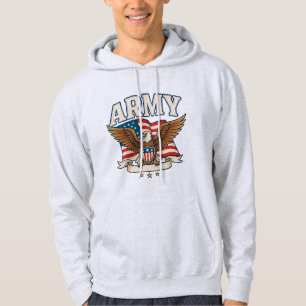 Army Flag Shield Hoodie