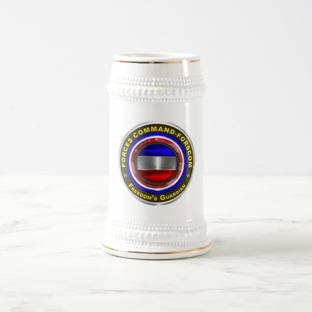 Army Forces Command FORSCOM   Beer Stein (Center)