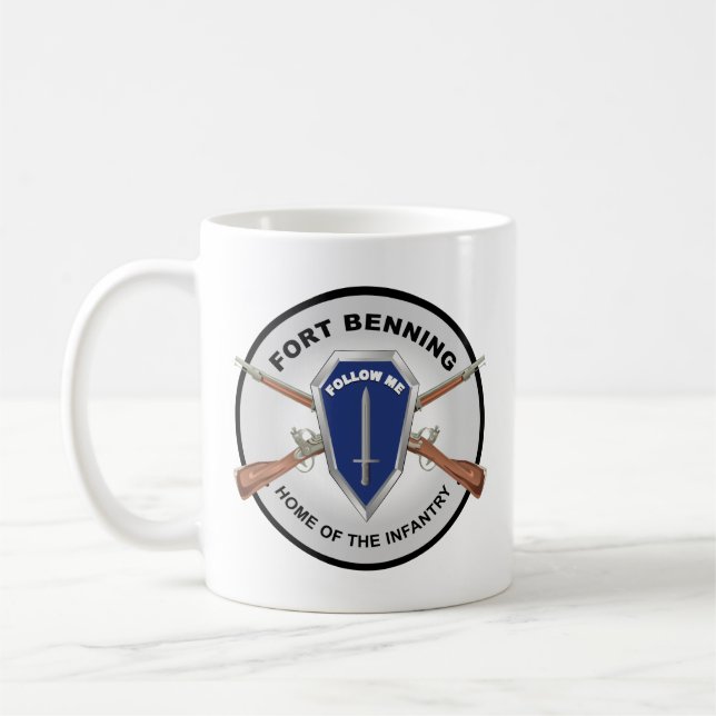 Army - Fort Benning, GA - Home of the Infantry Coffee Mug (Left)