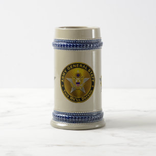 Army General Staff Beer Stein