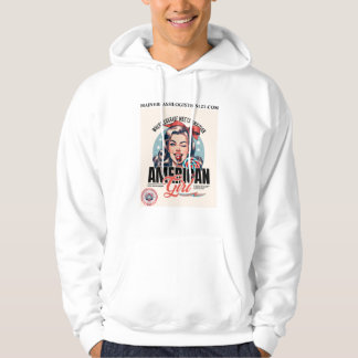 ARMY GIRL PIN UP HOODIE