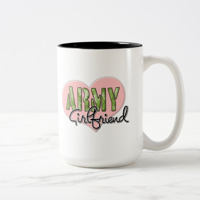 Army Girlfriend Two-Tone Coffee Mug (Right)