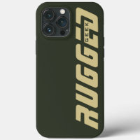 army green and gold RUGGED GEEK
