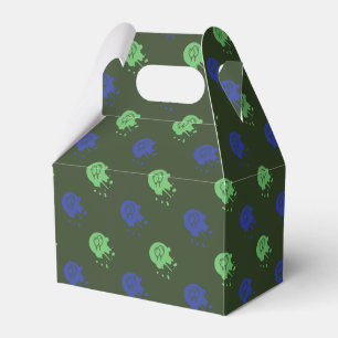 Army Green & Blue Paintball Party Favor Box