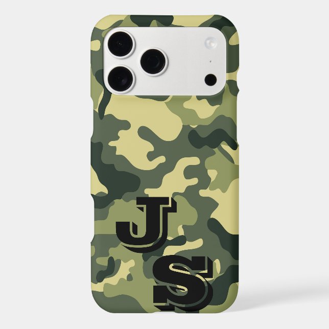 Army Green Camouflage Pattern  iPhone 11 Pro Max C (Back)