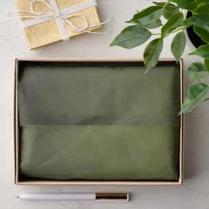 Army green olive gradient geometric mesh pattern tissue paper