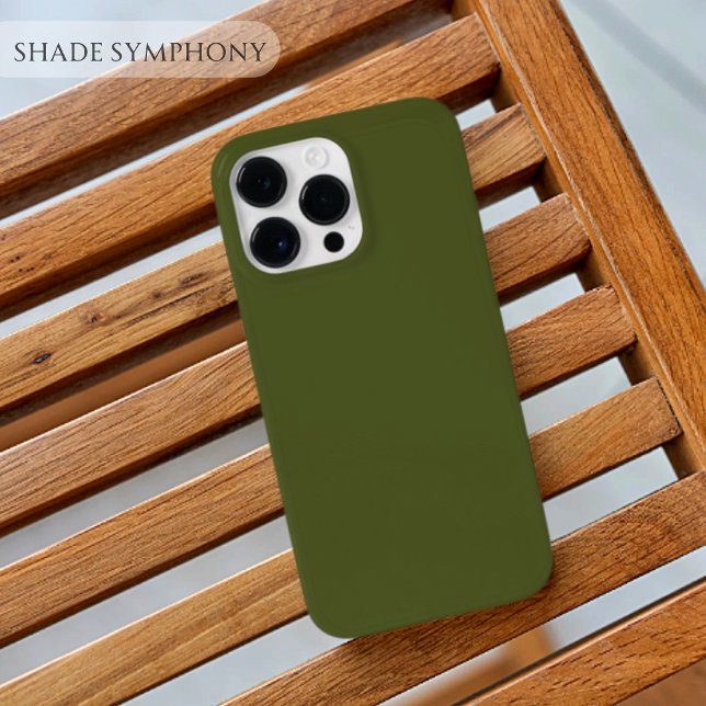 Army  Green One of Best Solid Green Shades Case-Mate iPhone Case (solid plain green samsung iphone cases
)