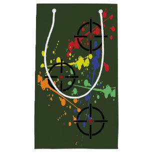 Army Green Paintball Party Small Gift Bag